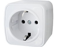 Розетка 1-местная 16А с заземлением EKF EGR16-028-10