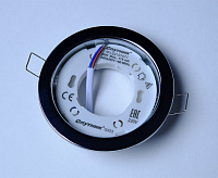 Светильник встраиваемый GX53 H4 черный хром