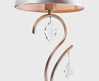 Настольная лампа 01059/1 сатин-никель/прозрачный хрусталь