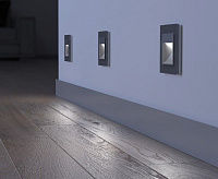 Веркель Встраиваемая LED подсветка (серебряный) WL06-BL-01-LED сн/пр