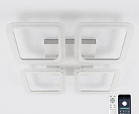 Люстра светодиодная "SONNE" 120W 4S-APP-550x550x70-WHITE/WHITE-220-IP20