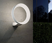 Настенный светодиодный светильник 1710 TECHNO Ringf белый IP54