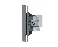 ArtGallery Розетка 1-я с/з&nbsp;&nbsp;сталь GAL000943