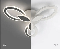 Люстра светодиодная "AURORA DOUBLE" 60W 3F-APP-575x80-WHITE/WHITE-220-IP20 с ПДУ