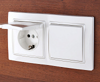 Веркель Выключатель 1-кл (белый) WL01-SW-1G/W1110001