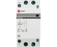 Контактор модульный КМ 63А 2NО (2 мод.) EKF PROxima