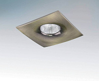 Светильник встраиваемый 010031 LEVIGO Q MR16 ЗЕЛЕНАЯ БРОНЗА