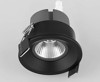 Светильник встраиваемый 25024 7W 4200K черный сн/пр