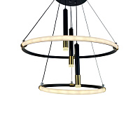 Люстра светодиодная Е-СВЕТ (Л)) 5450-3 белый/черный