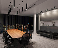 Накладной светодиодный светильник DLR021 9W 4200К черный матовый IP20