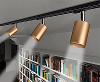 Трековый светильник PTR 26 GU10 SG(матовое золото) IP20 Jazzway