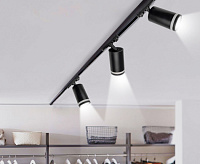 Трековый светильник PTR 38 GU10 BL (черный) IP20 Jazzway