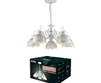 Люстра подвесная RAVENNA белый с патиной REV Ritter 52514 1