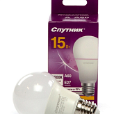 Лампа светодиодная 15W 6000K E27 А60 Спутник