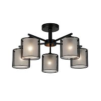 Люстра 07686/5 BLACK