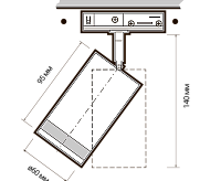 Трековый светильник PTR 28 GU10 BL (черный) IP20 Jazzway