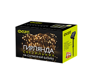 Гирлянда солнечная Фаzа SLR--G03-100Y желт 100LED
