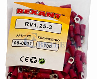 Наконечник кольцевой изол (НКИ 3.2мм) 0,5-1,5 мм (VR1,25-3) 08-0011