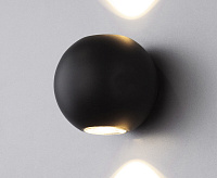 Настенный светодиодный светильник 1566 TECHNO LED DIVER черный IP54