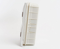 Бокс встраиваемый 24 модуля IP20, непрозрачная белая дверца, Stekker