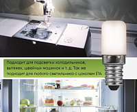 Лампа светодиодная  2W E14 4000K LB-10 для холодильника (Feron)