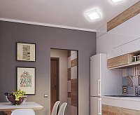 Накладной светильник DLS 12W S-150-CW-WHITE/WHITE-220-IP44