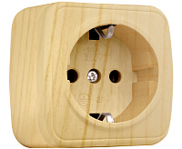 Розетка 1-местная 16А с заземлением EKF EGR16-028-30