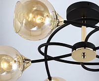 Люстра SF3364/6C-BK-FGD-AM