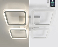 Люстра светодиодная "SONNE" 100W 4S-APP-556x556x80-WHITE/WHITE-220-IP20