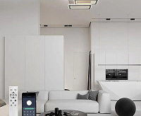 Накладной светильник "TRIPLEX DOUBLE" 110W 3L-APP-630x370X140-WHITE/WHITE-220-IP20