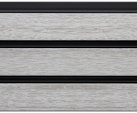 Панели 3D RAIL из вспененного полистирола Ясень серый 2700*120*10мм