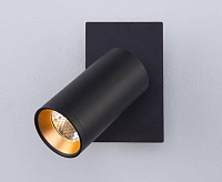 Спот 20066/1 черный/золото сн/пр