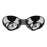 Светильник встраиваемый 011827 OCULA 16x2 MR16 ЧЕРНЫЙ ХРОМ