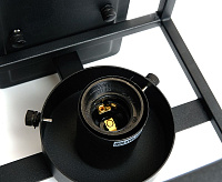 Светильник садово-парковый  60W 230V E27 IP44 черный, на стену вниз PL701