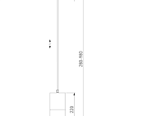 Подвесной светильник 50233/1 черный