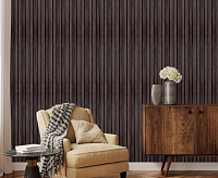 Панели 3D RAIL из вспененного полистирола Дуб рустикальный 2700*120*10мм