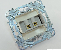 UNICA Аудиорозетка 2-ная бел MGU5.8787.18ZD