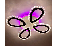 Люстра светодиодная "AGATA ICE RGB" 54W+15W 4R-RC-501X86-WHITE/CLEAR-220-IP20 сн/пр