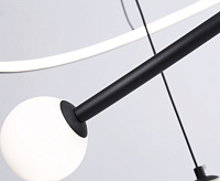 Светильник подвесной светодиодный FL66303BK черный 