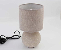 Настольная лампа ALFA 1xE14 R-125x150x265-BEIGE/BEIGE-220-IP20