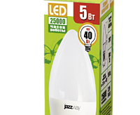Лампа светодиодная PLED-ECO C37 5w E27 3000K JAZZway