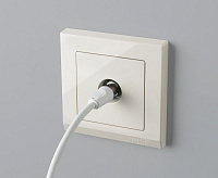 Веркель Розетка TV оконечная (слоновая кость) WL03-TV-ivory/ W1183003