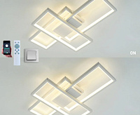 Люстра светодиодная "SVEN" 65W 3S-500x360x80-WHITE/WHITE-220-IP20