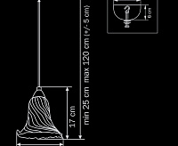 Подвесной светильник 796011 COLORE ХРОМ сн/пр