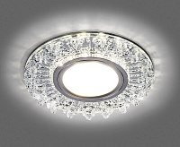 Светильник с подсветкой GU5.3 MR16  CD944 прозрачный хром сн/пр