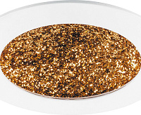 Светильник встраиваемый 12W 4000K белый с золотом AL9070