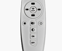 Люстра 8001/4+1C+led GL FGD led (150W+22W) сн/пр