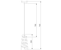 Подвесной светильник 50058/1 белый сн/пр