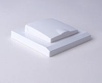 Веркель Рамка на 1 пост (Stark белый) WL04-Frame-01-white/W0011801