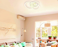 Люстра светодиодная "SONNE" 90W 4R-APP-600x530x120-WHITE/WHITE-220-IP20